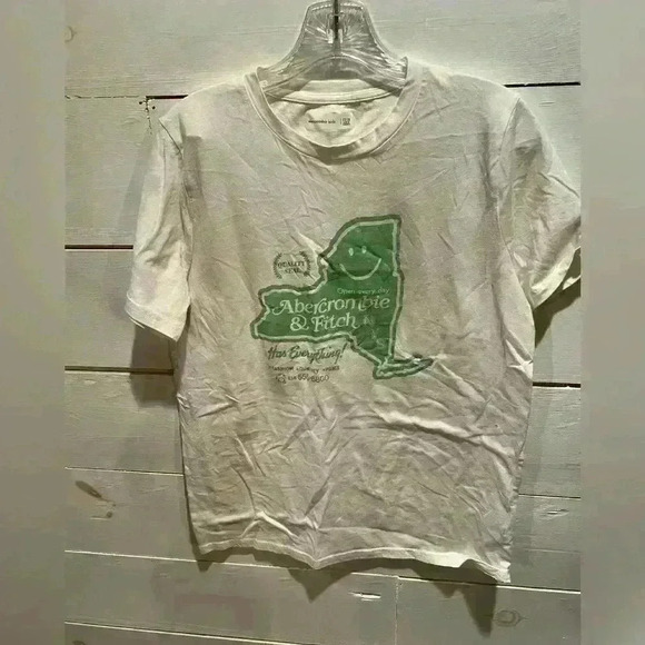 Abercrombie kids crewneck graphic tee size 17/18 boys, Abercrombie & Fitch - Picture 1 of 4